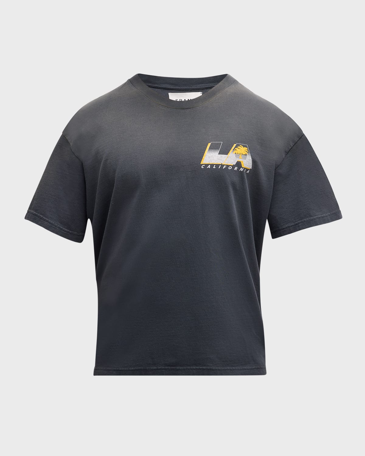 FRAME Men's Vintage Print Boxy T-Shirt