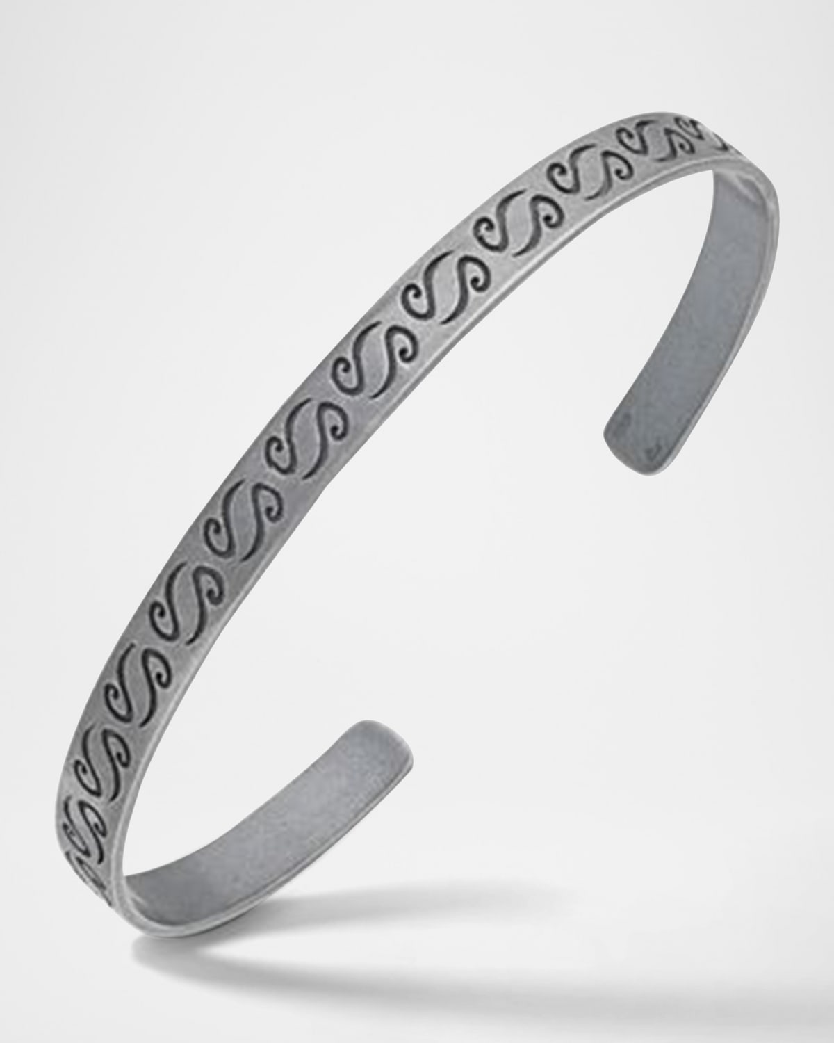 Marco Dal Maso Men 's Ara Engraved Cuff Bracelet