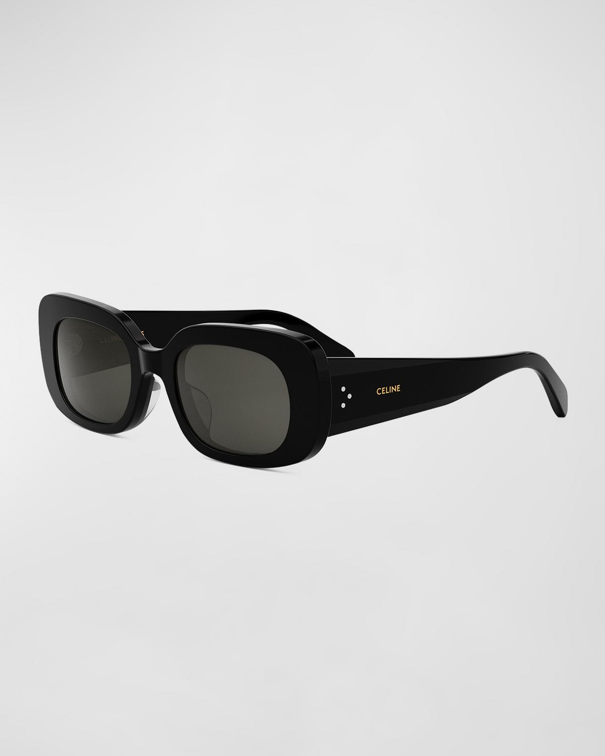 CELINE Bold 3 Dots Acetate Rectangle Sunglasses