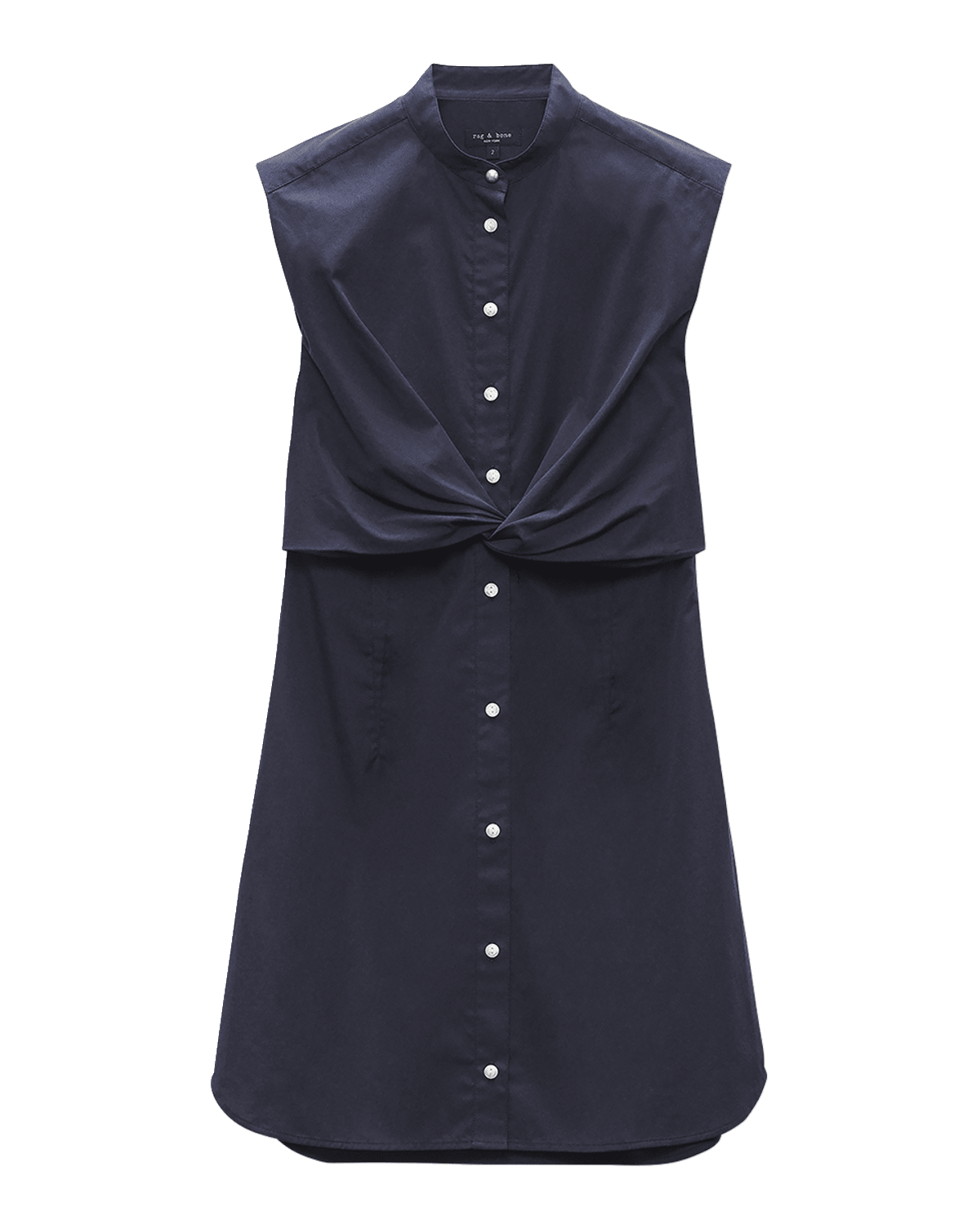 Rag & Bone Louisa Sleeveless Poplin Mini Dress