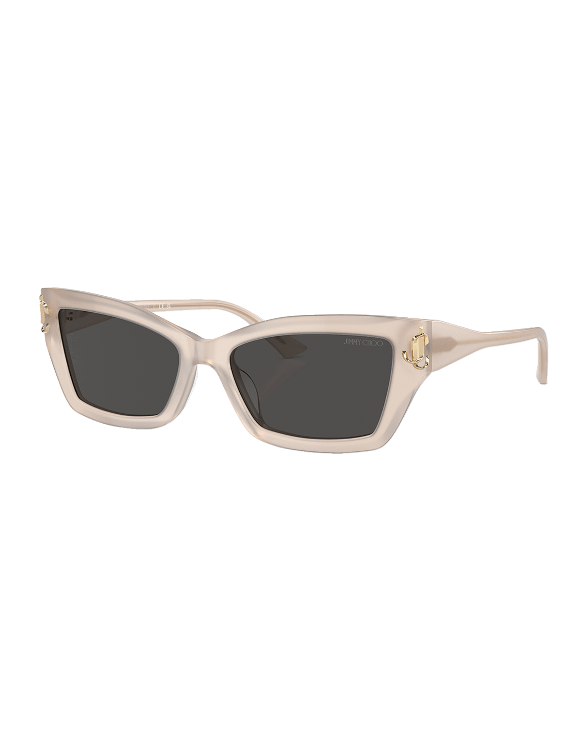 Jimmy Choo JC Logo Acetate Cat-Eye Sunglasses