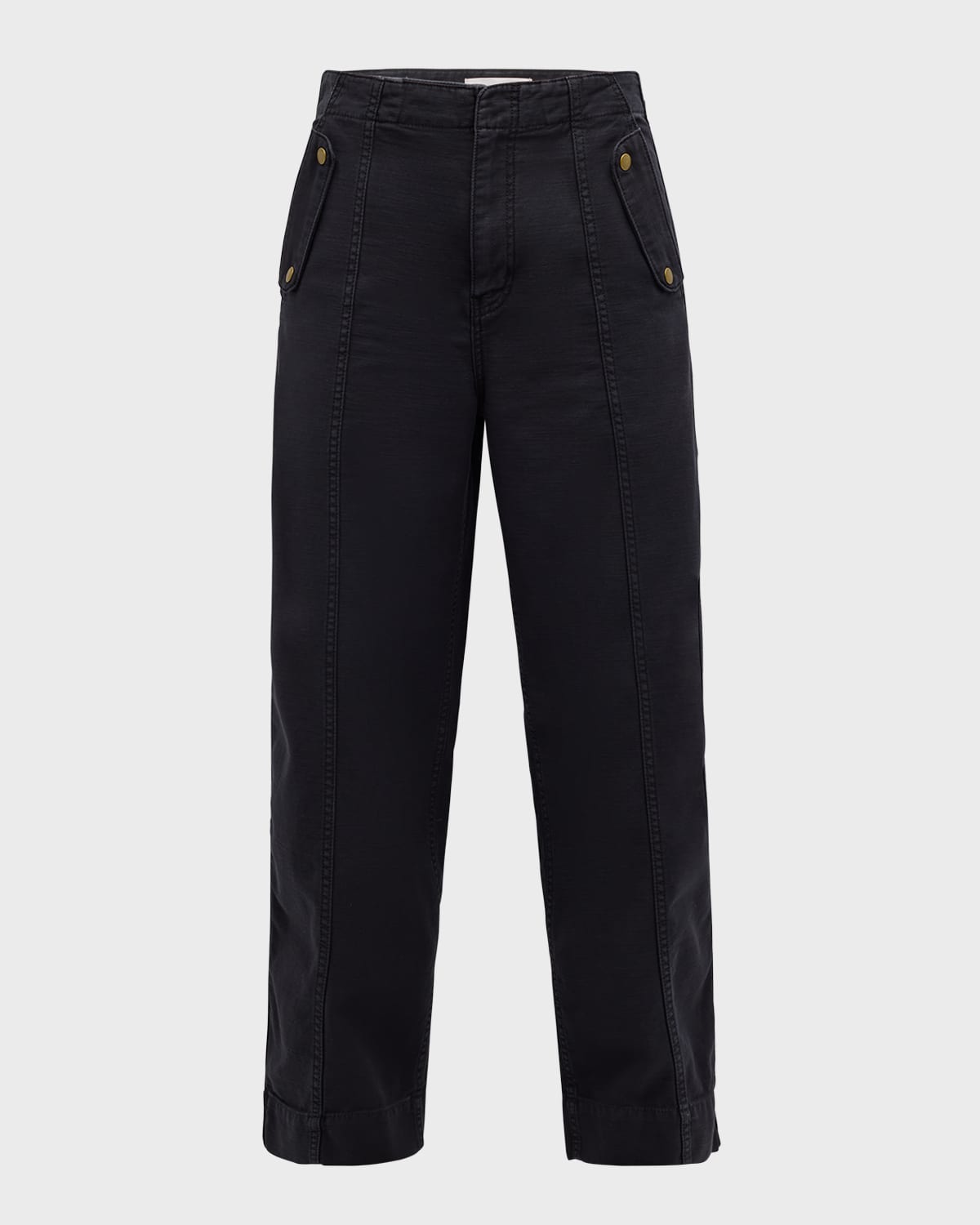 FRAME Barrel-Leg Utility Pants