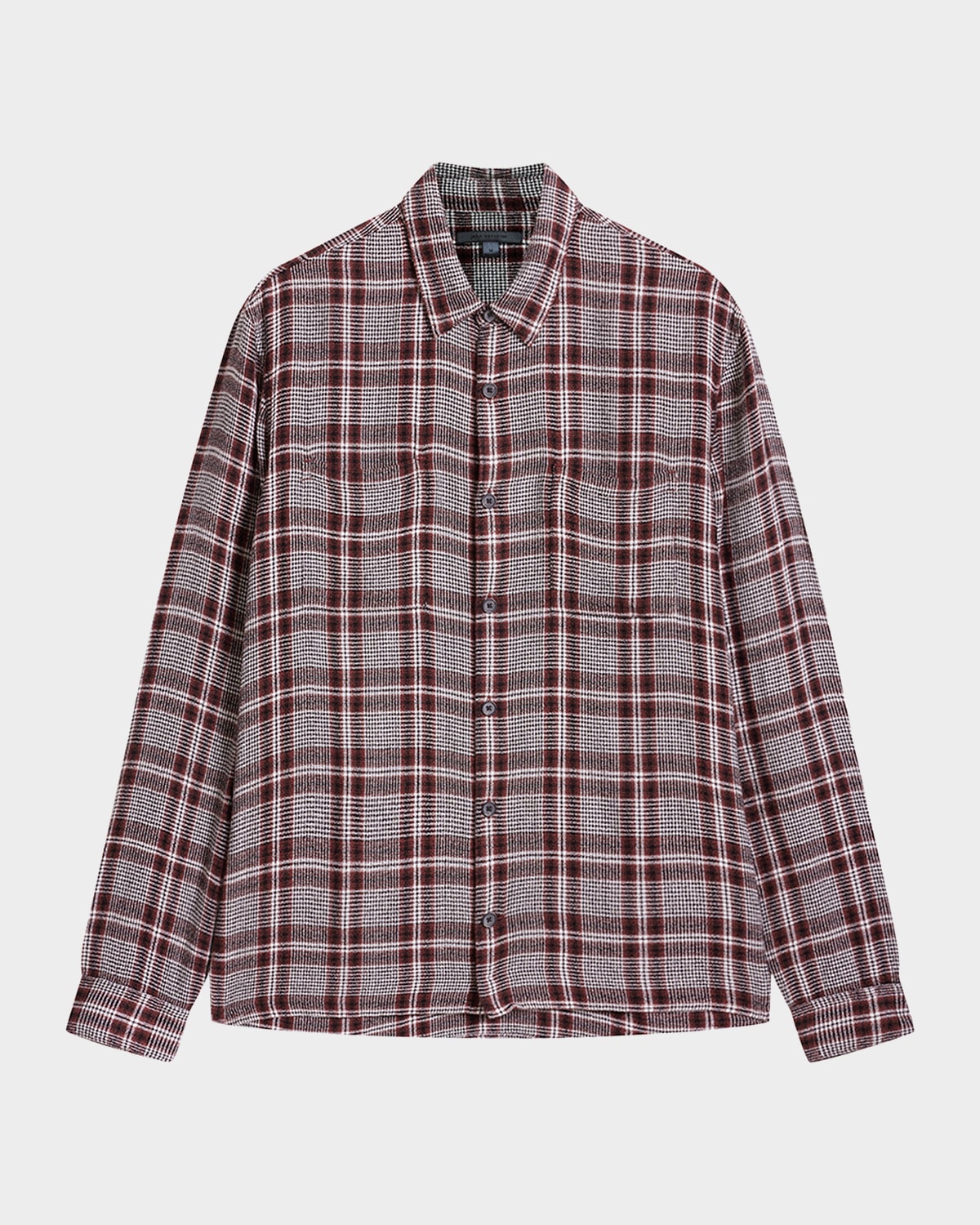 John Varvatos Men's Cole Yarn-Dyed Sport Shirt