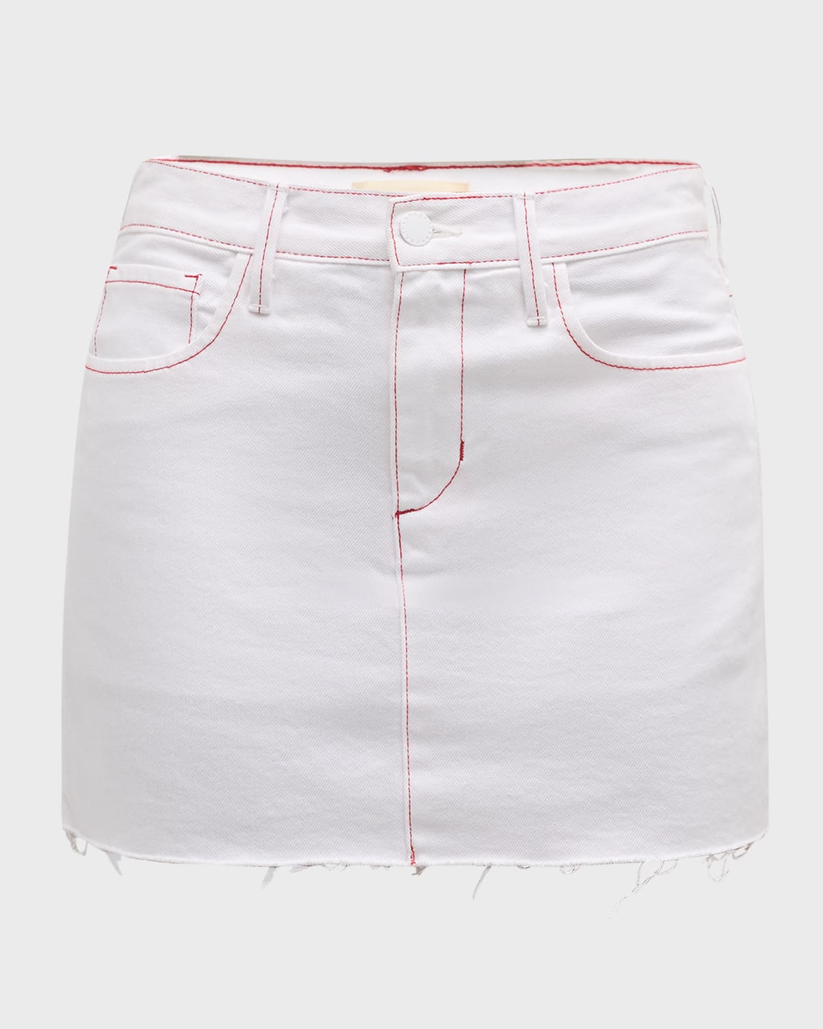 L'Agence Paris Denim Mini Skirt
