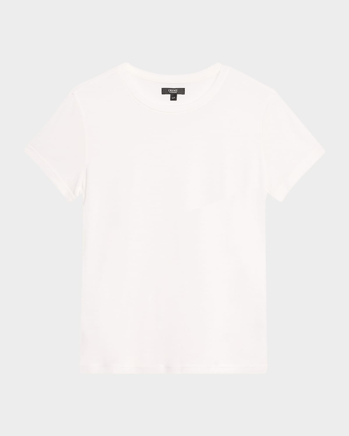 L'Agence Ellie Cashmere Crewneck Tee