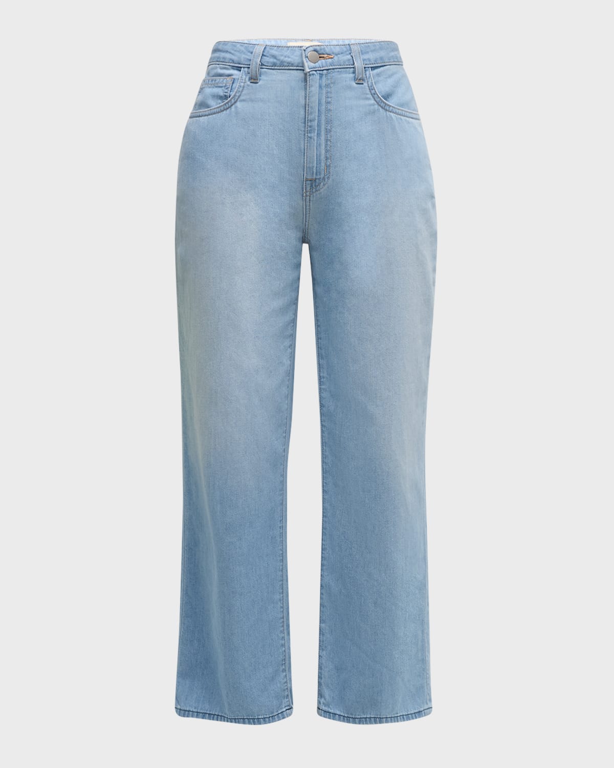 L'Agence June Ultra High-Rise Crop Stovepipe Jeans
