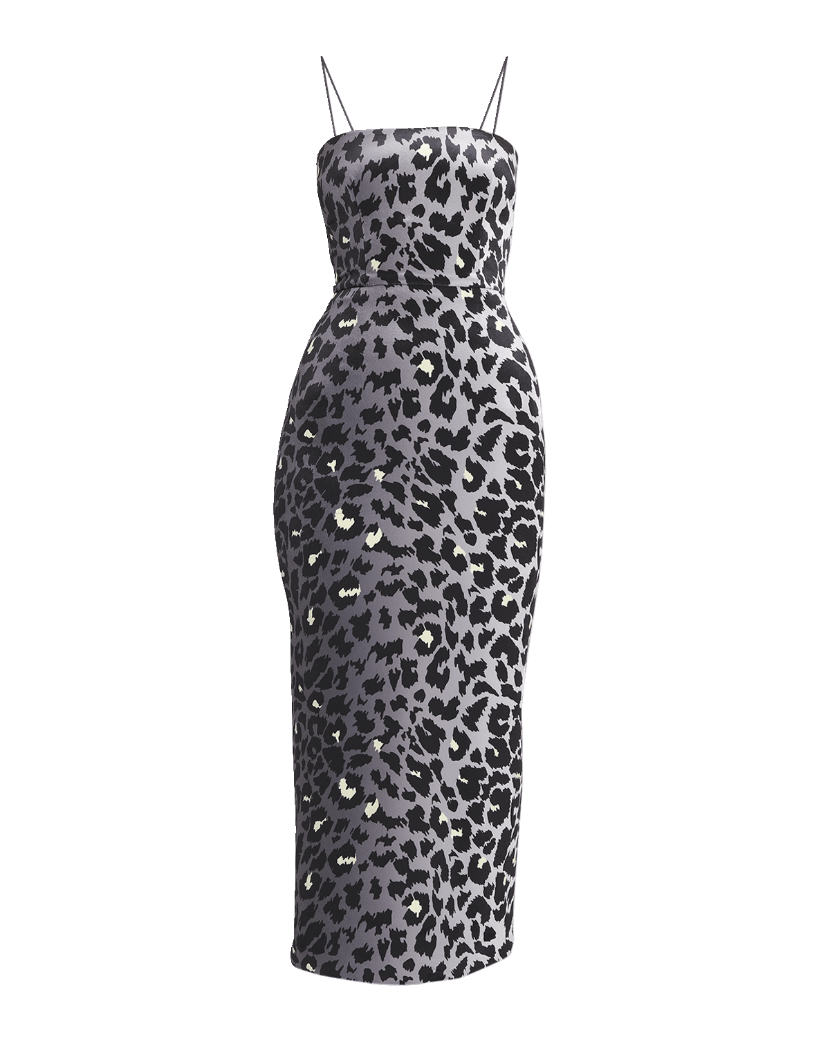 Alex Perry Printed Velvet Strapless Midi Dress