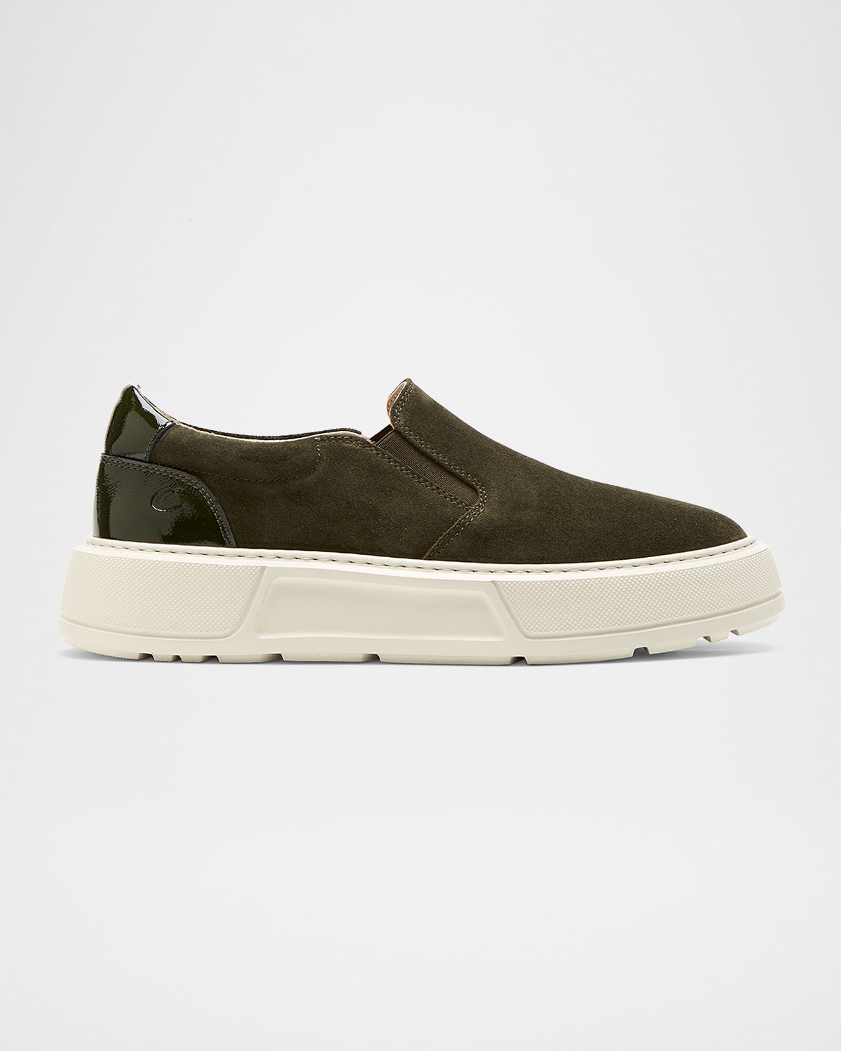 Vince Weadon Leather Platform Sneakers Neiman Marcus