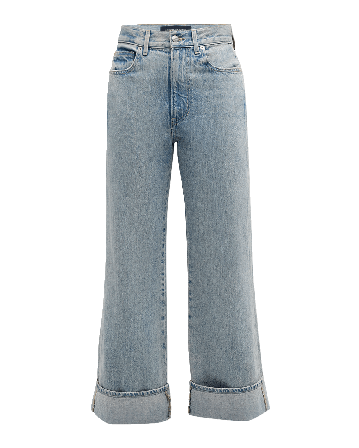 Veronica Beard Taylor Cropped Wide-Leg Jeans
