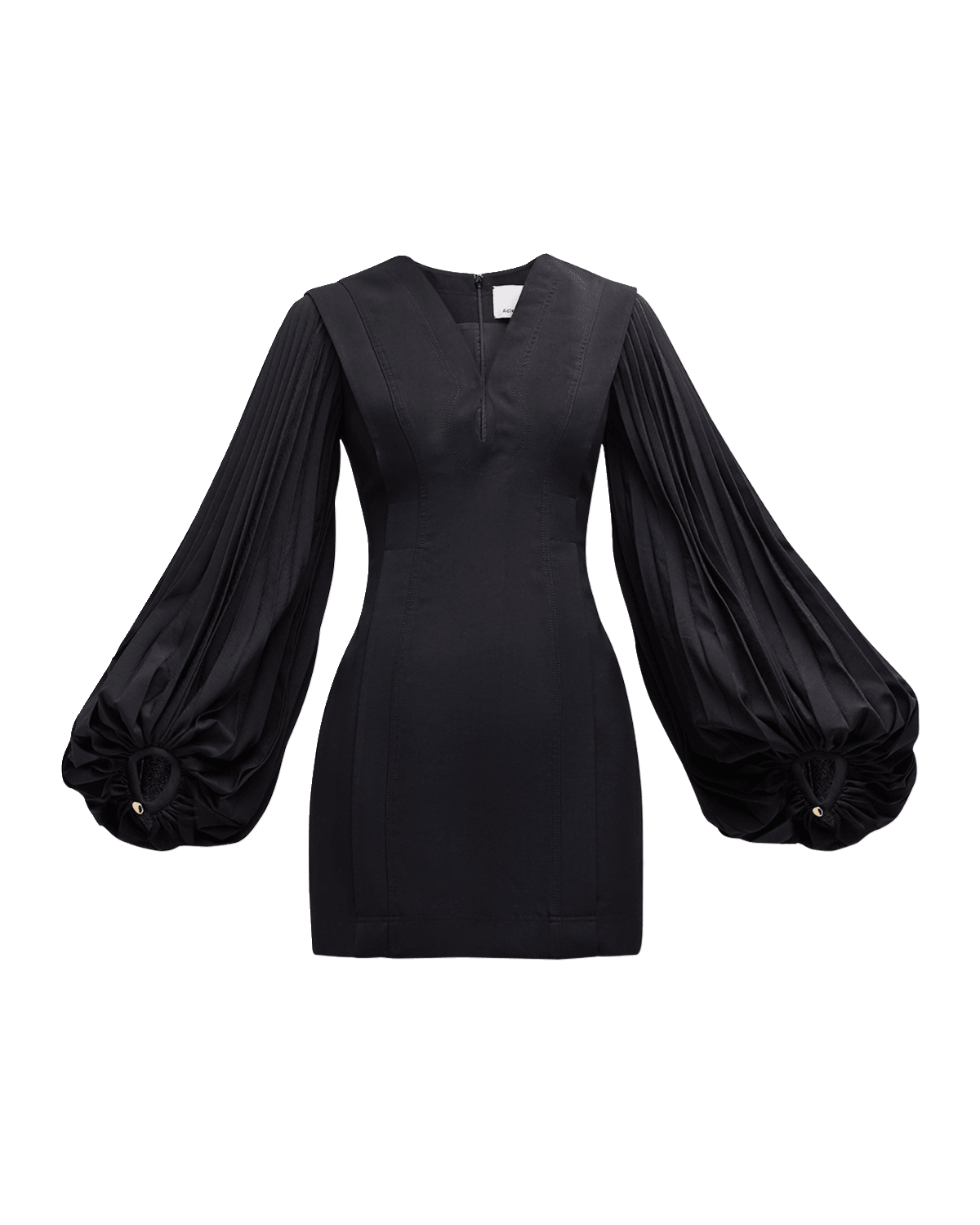 Acler Theodore Long-Sleeve Mini Dress