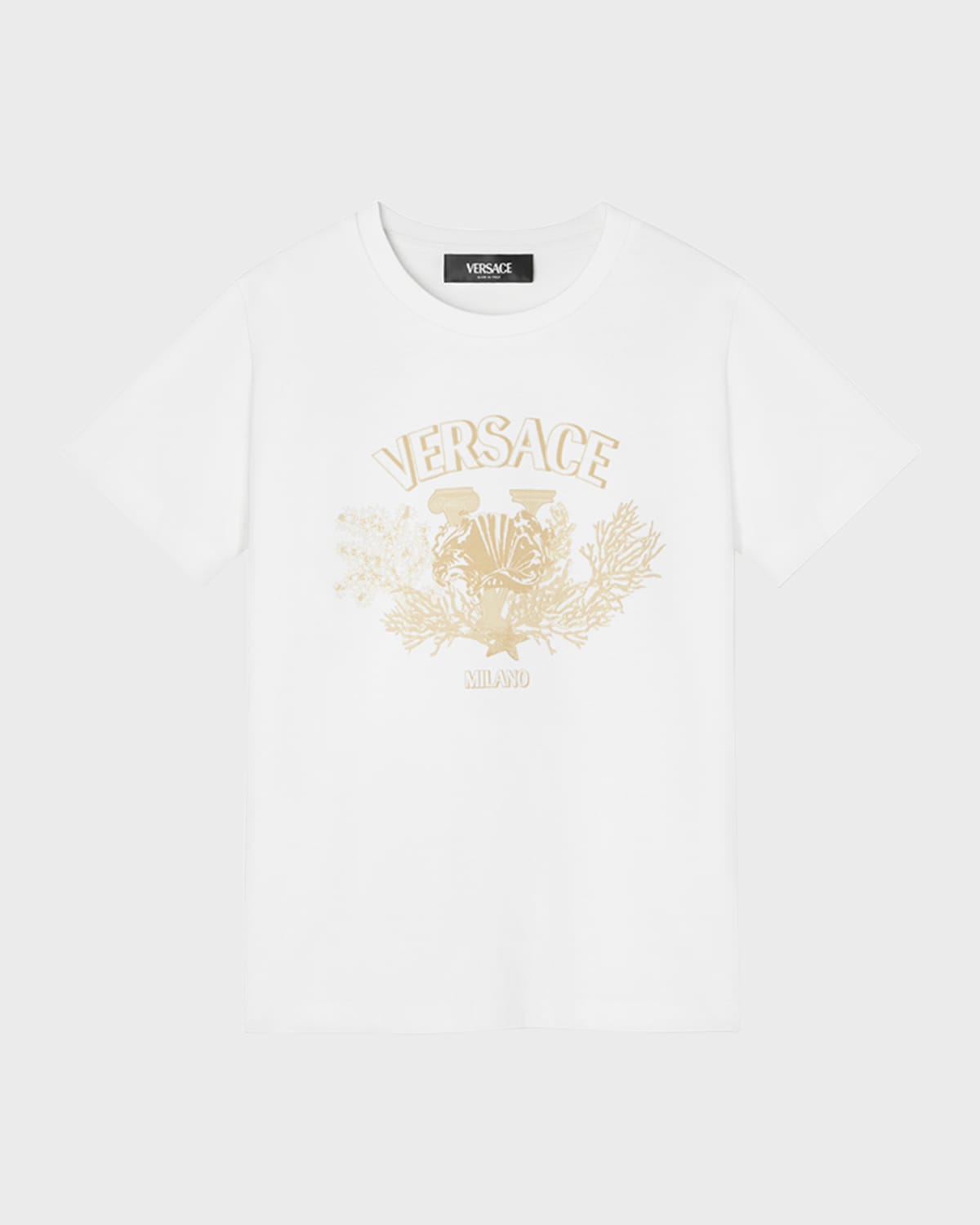 Versace Girl's Classic Logo-Print T-Shirt, Size 4-6