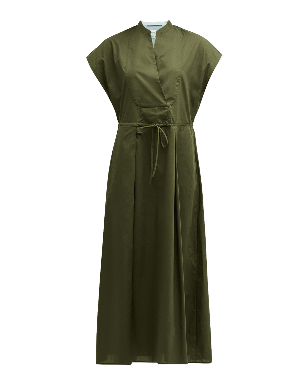 Evi Grintela Jean Pleated Cotton Maxi Dress