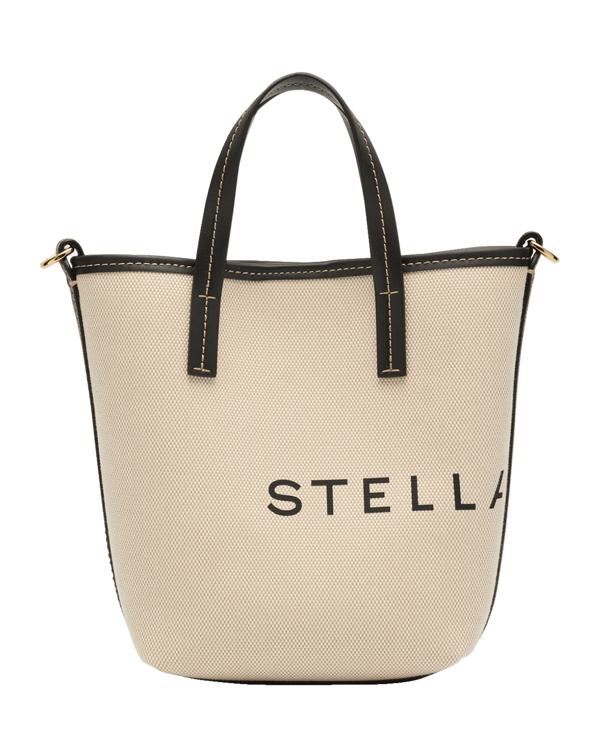 Stella McCartney Small Logo Eco Canvas Tote Bag
