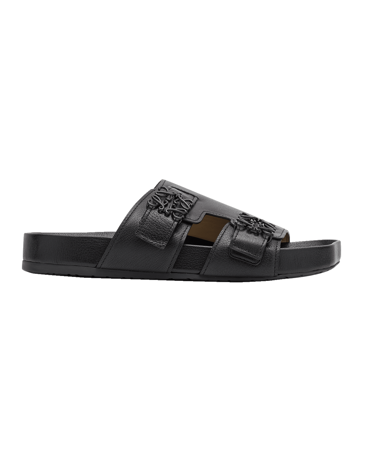 Loewe Men's Ease Goatskin Slide Sandals