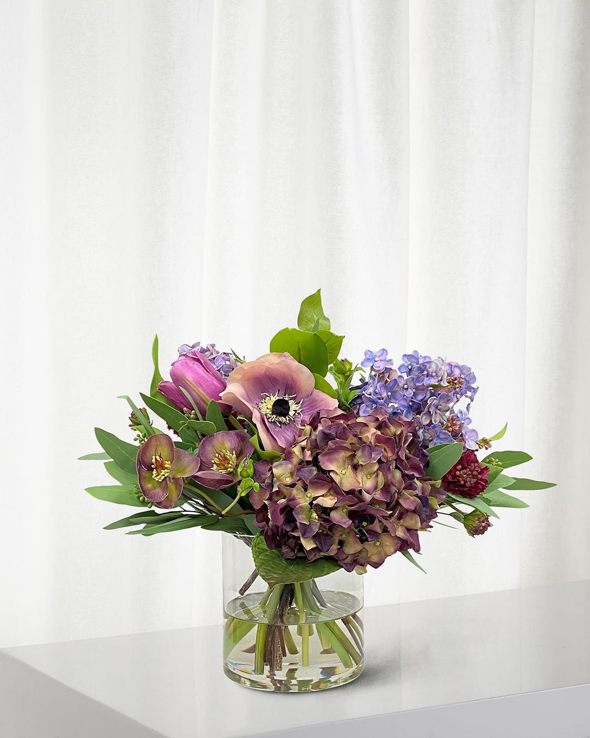 Winward Home Lilac Poppy Arrangement in a Vase | Thumbnail 3 Winward Home Lilac Poppy Arrangement in a Vase | Thumbnail 3