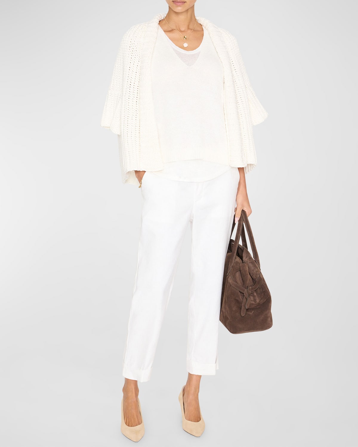 Brochu Walker Marrow Sleeveless Knit Layered Looker