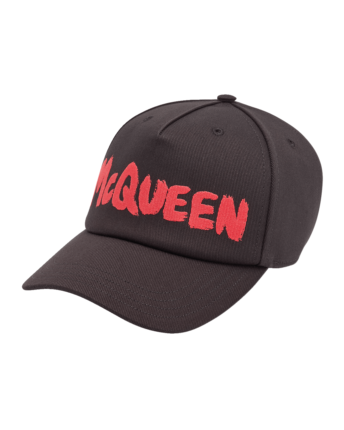 Alexander McQueen Men's Graffiti Logo Baseball Cap