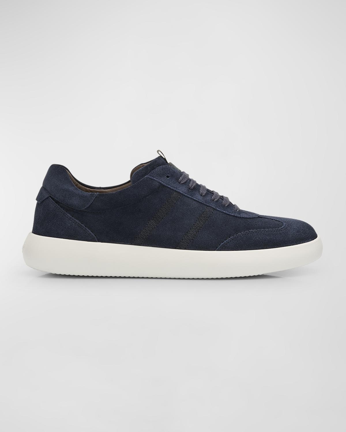 Brioni Men's New Cassette Suede Low-Top Sneakers