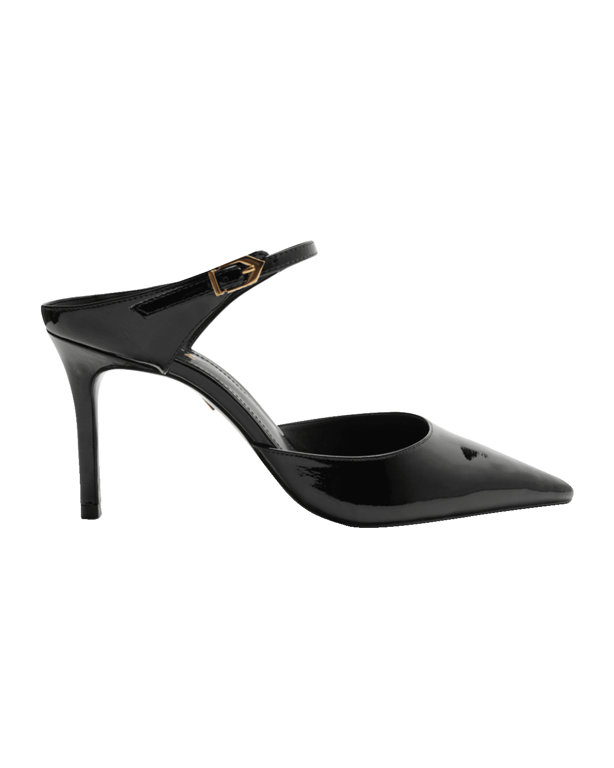 Schutz Laura Patent Buckle Mule Pumps