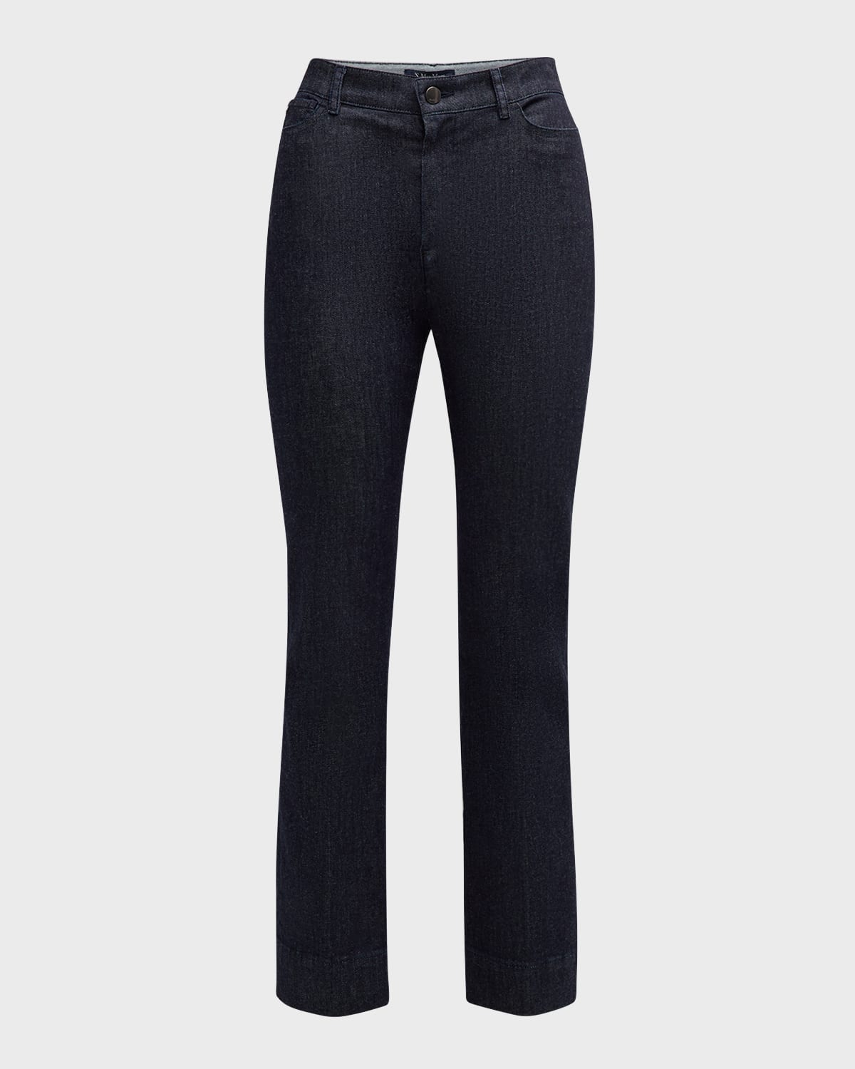 Max Mara Nicola High-Rise Straight-Leg Ankle Jeans