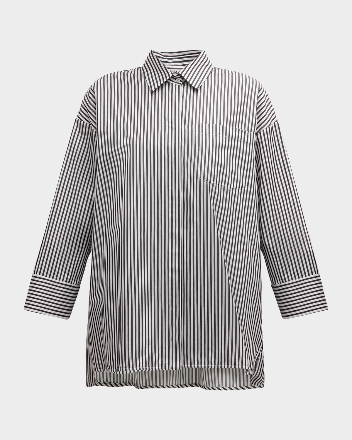 Max Mara Fano Striped Button-Down Shirt