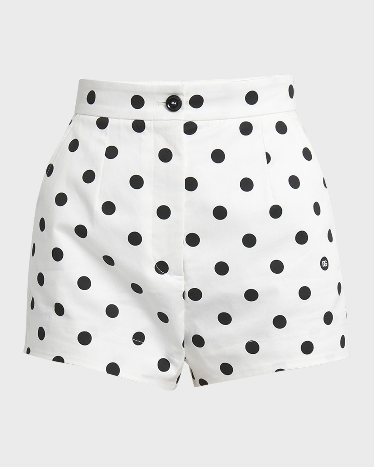 Dolce&Gabbana Polka-Dot Tailored Shorts