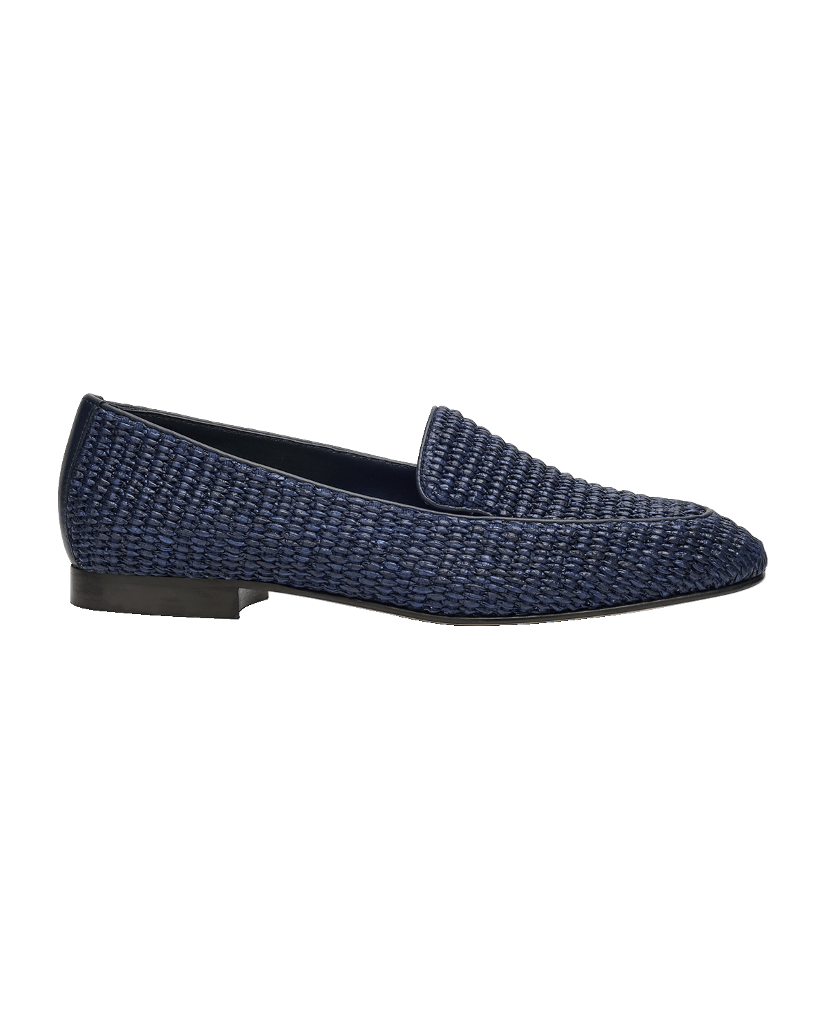 Manolo Blahnik Pitakara Woven Slip-On Loafers