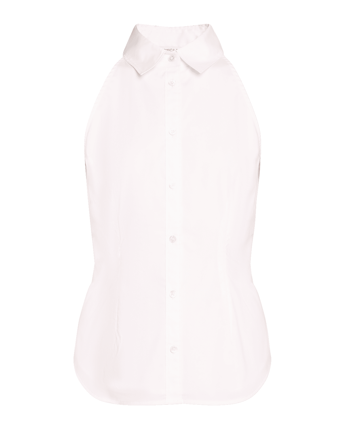 Veronica Beard Harper Sleeveless Button-Front Top