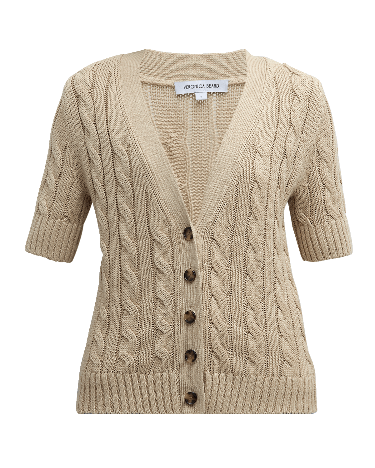 Veronica Beard Julietta Short-Sleeve Cardigan
