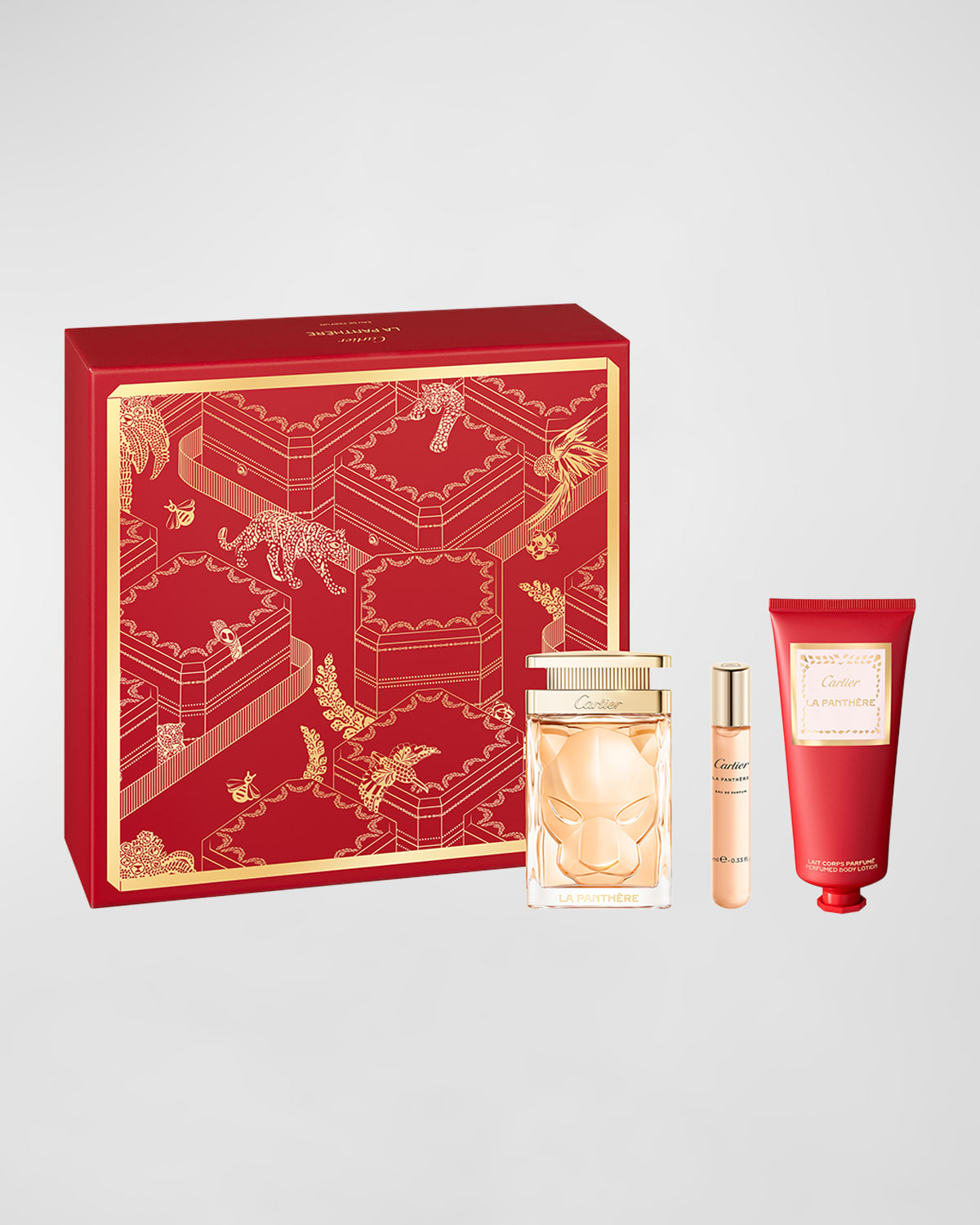 Cartier La Panthere Eau de Parfum and Lotion Set