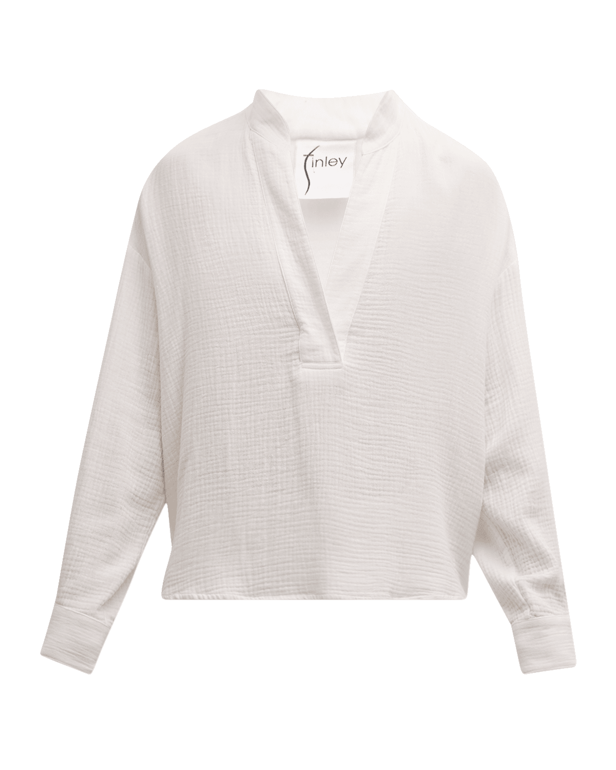 Finley Elsa V-Neck Cotton Gauze Top