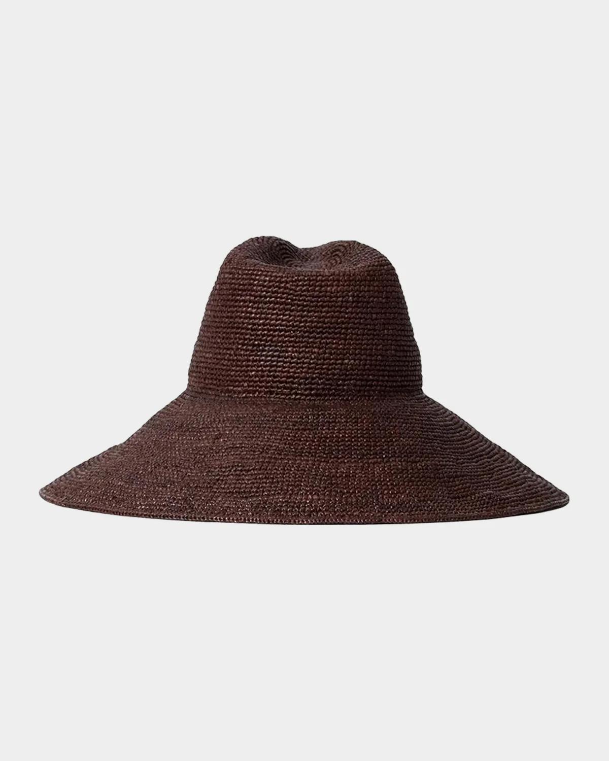 Janessa Leone Waverly Raffia Large Brim Hat