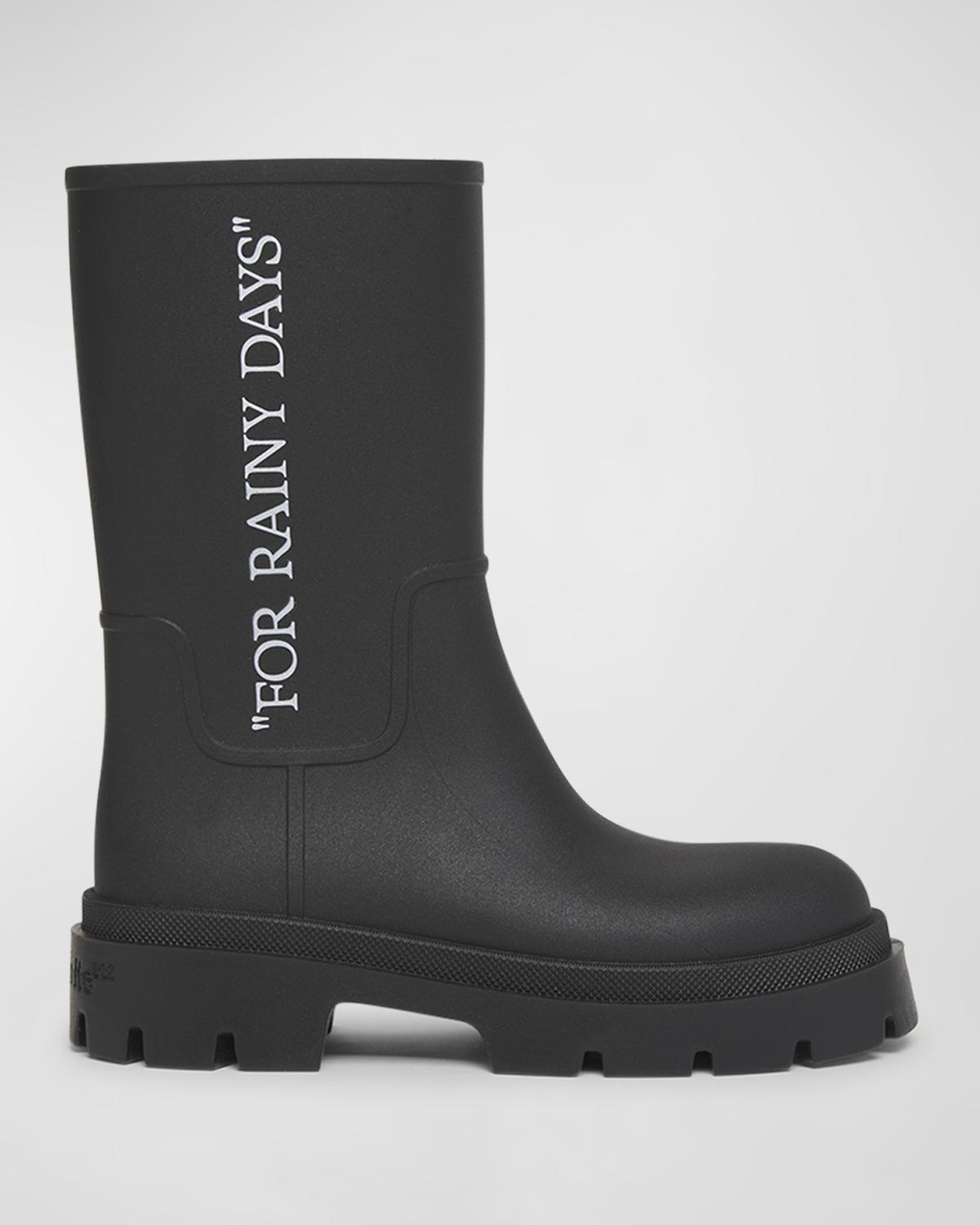 Off-White Reboot Mid-Calf Rain Boots