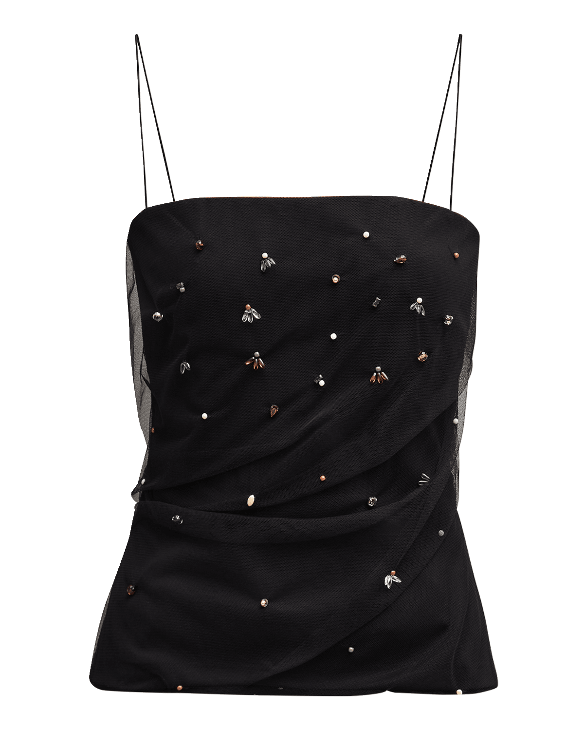 DOROTHEE SCHUMACHER Emotional Essence I Beaded Tulle Top