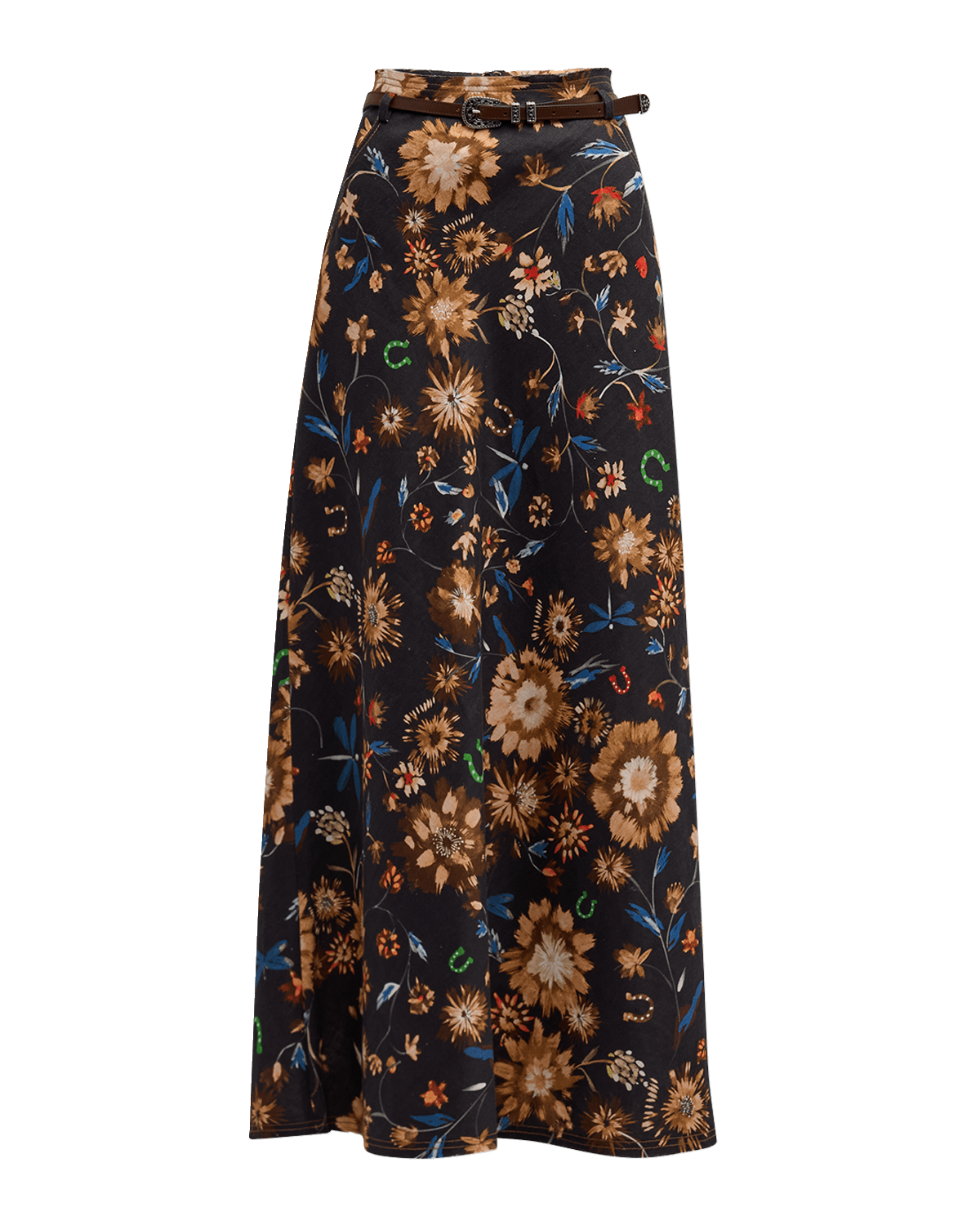 DOROTHEE SCHUMACHER Floral Ease II Printed Linen Maxi Skirt