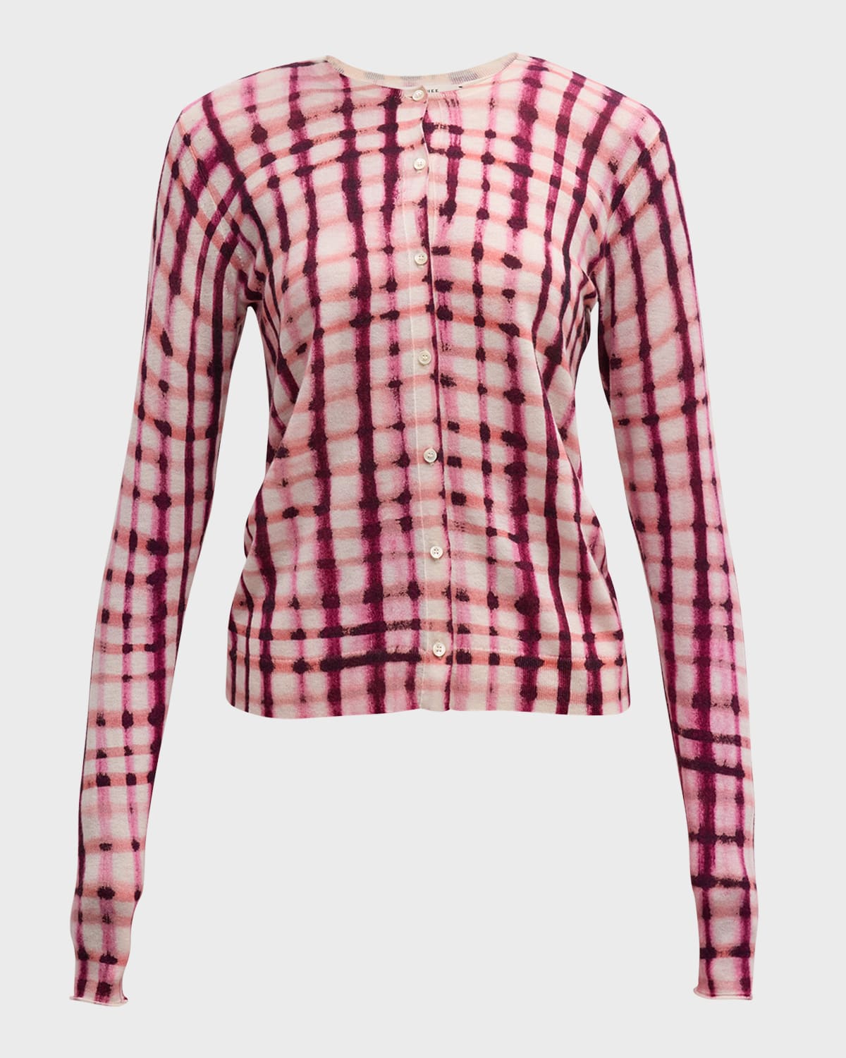 DOROTHEE SCHUMACHER Delicate Statements Check-Print Cardigan