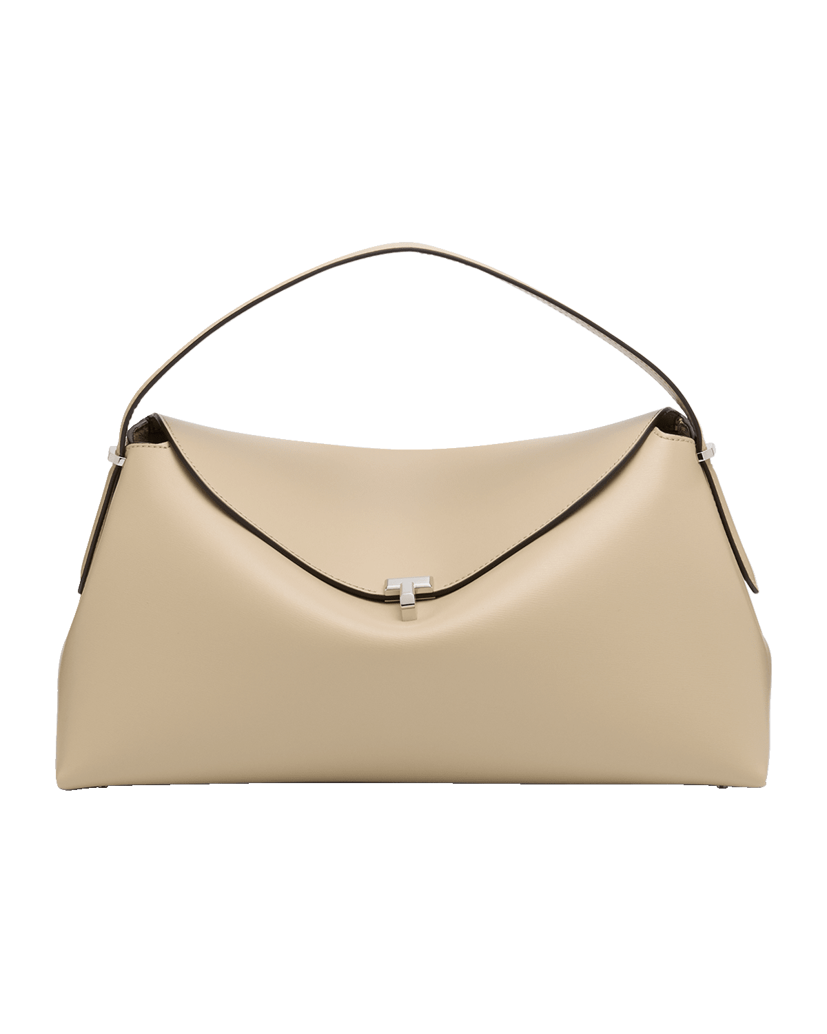 Toteme T-Lock Leather Top-Handle Bag