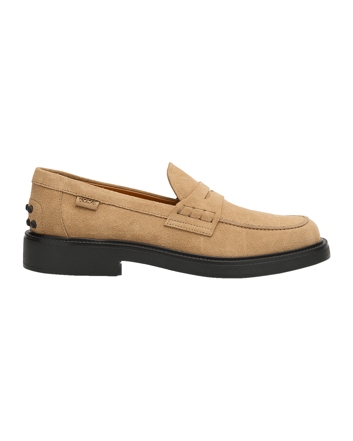 Tod's Gomma Suede Penny Loafers
