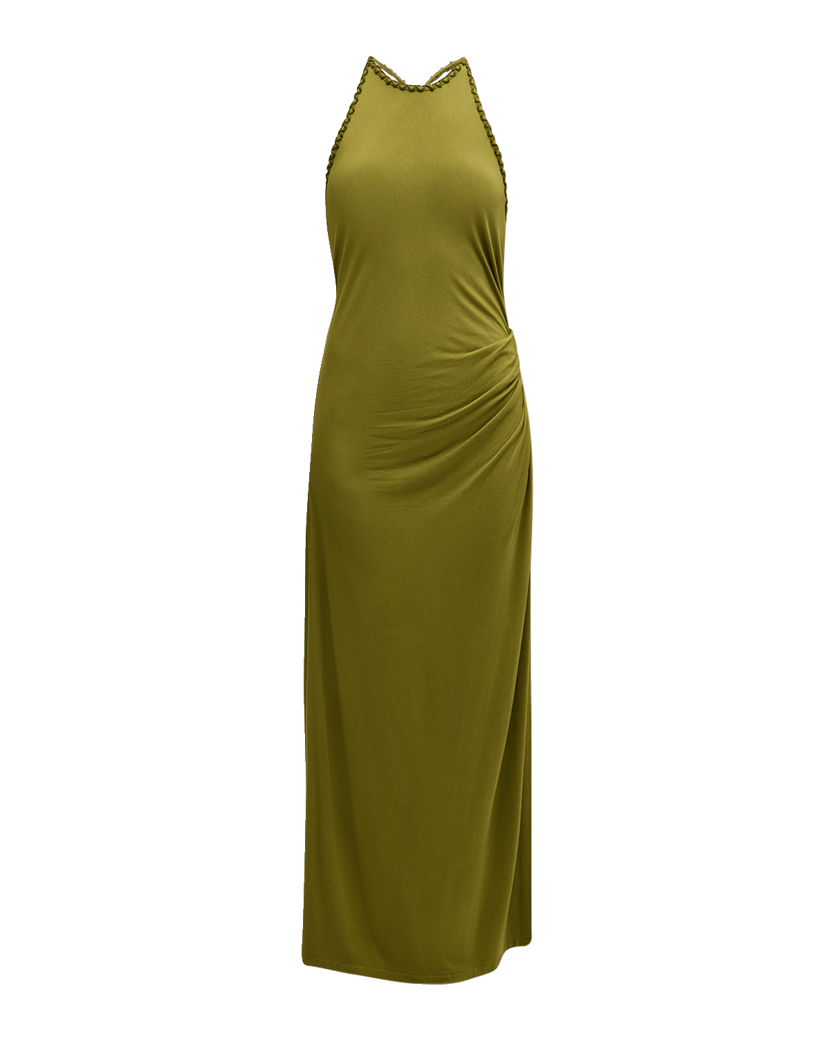 pinkfilosofy Manilla Contrast Stitch Jersey Maxi Dress