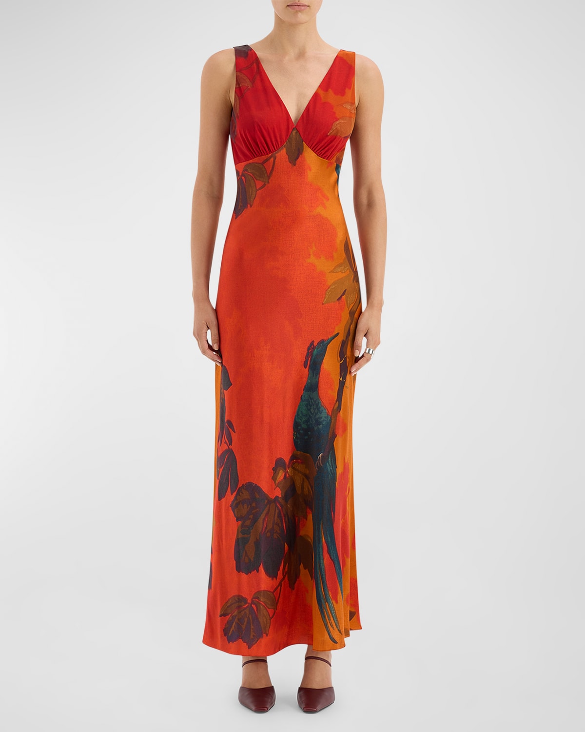 SIR Lush V-Neck Slip Dress