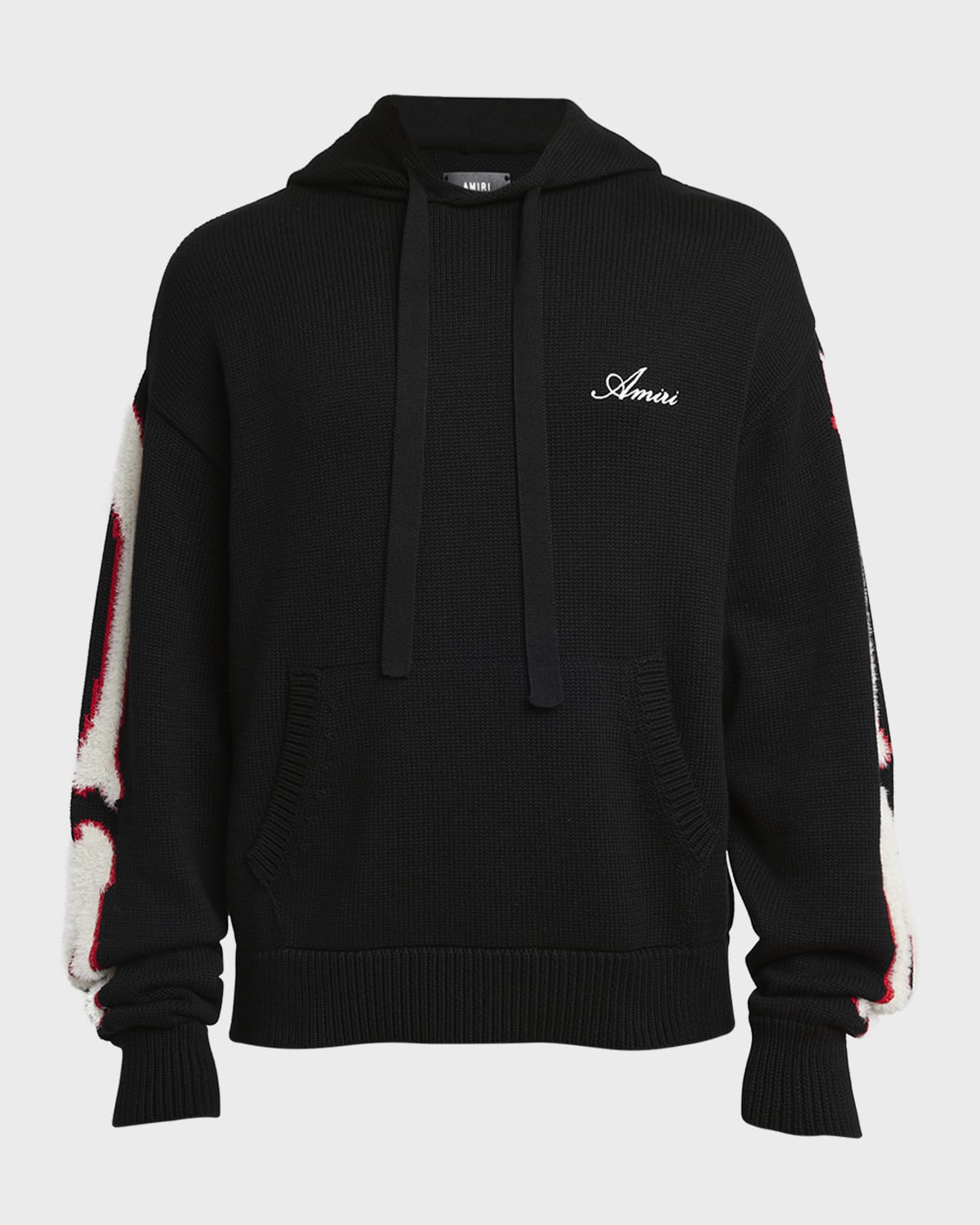 Amiri Men's Hoodie with Bone Sleeves