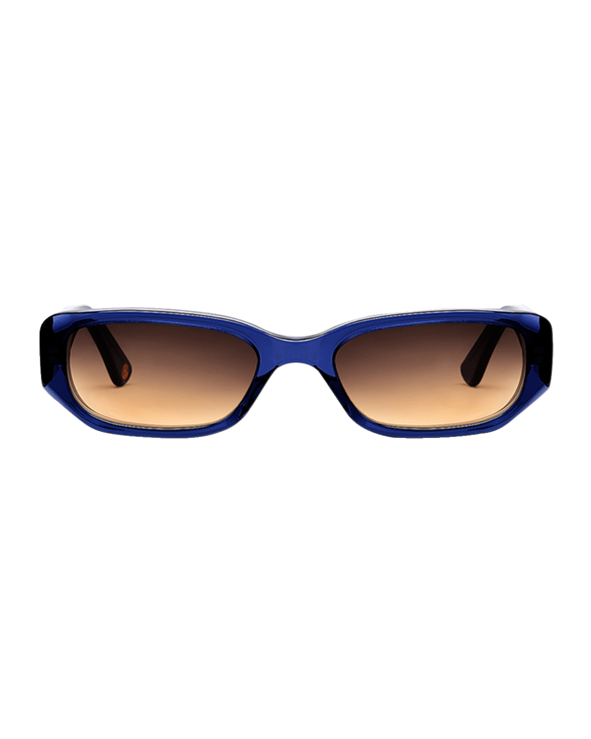 KIMEZE Ore Blue Acetate Rectangle Sunglasses