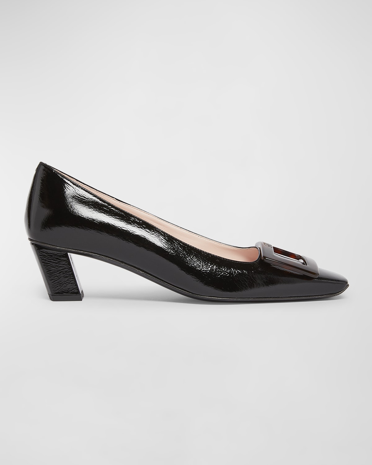 Roger Vivier Belle Vivier Patent Buckle Pumps