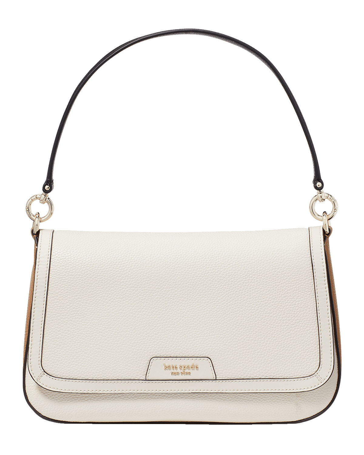 kate spade new york hudson colorblocked shoulder bag in pebbled leather