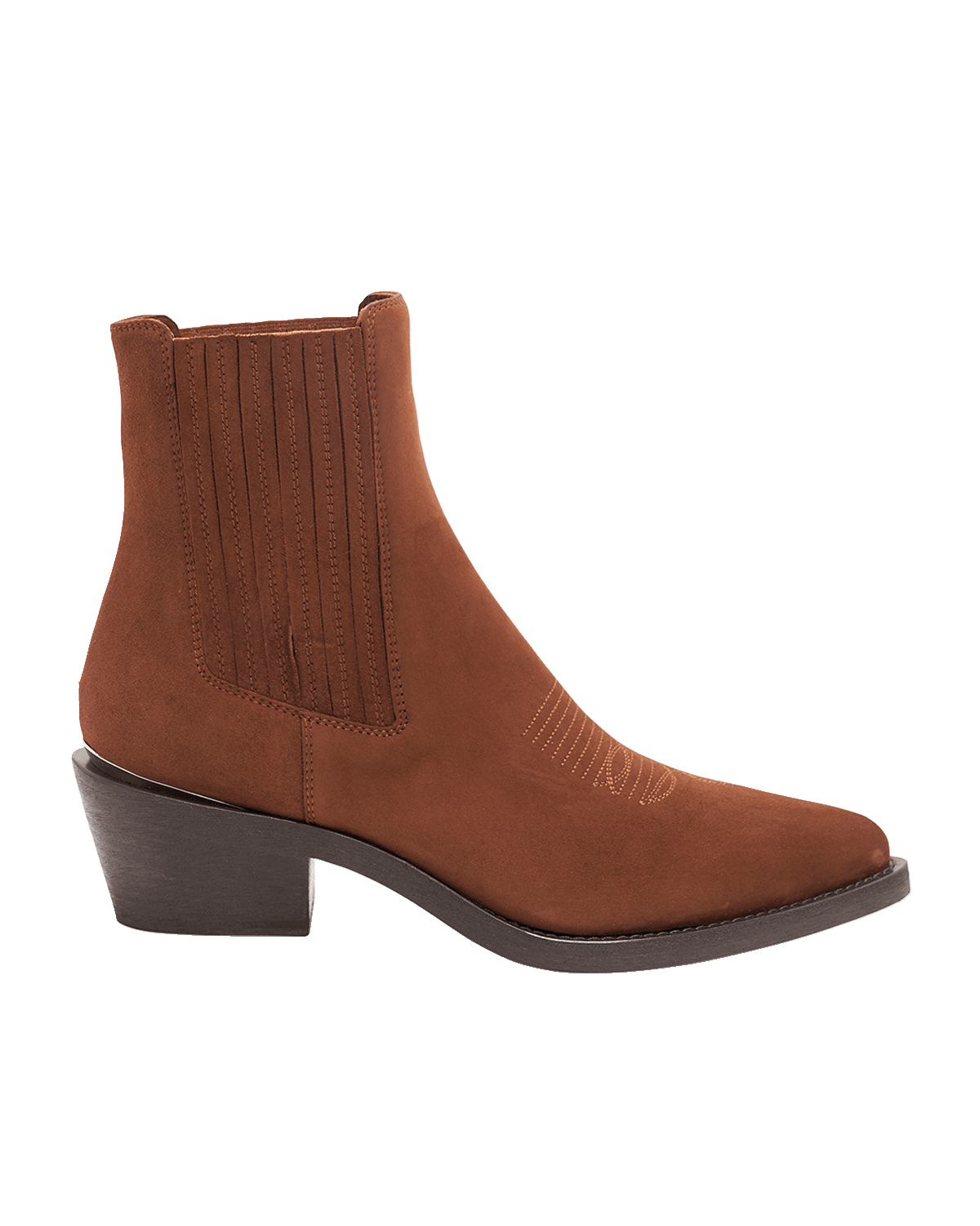 Partlow Loulou Suede Western Chelsea Booties