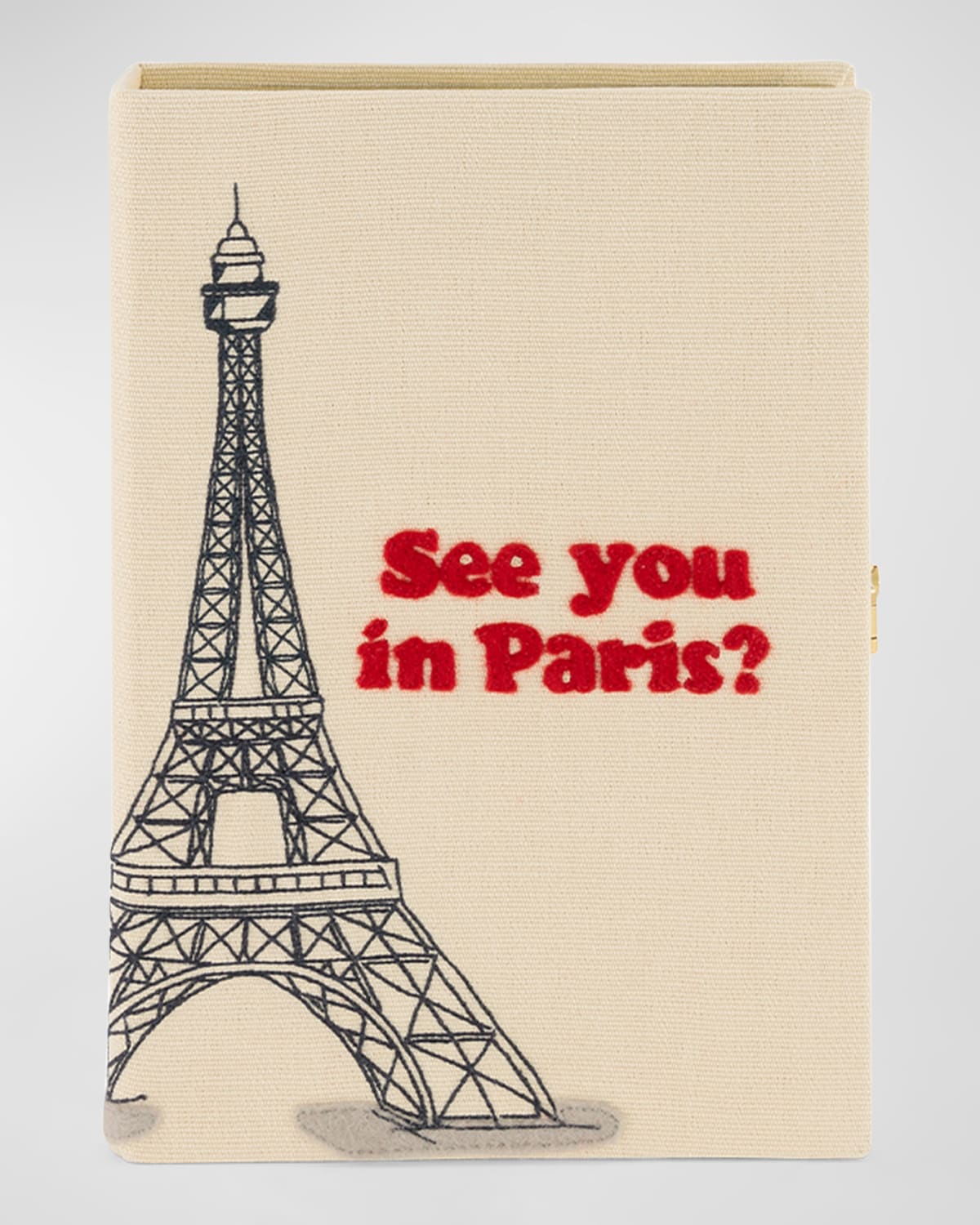 Olympia Le-Tan See You in Paris? Book Clutch Bag