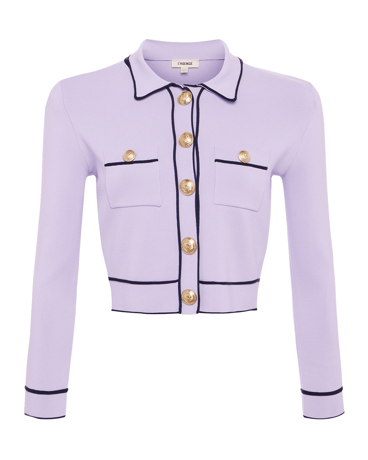 L'Agence Neo Cropped Cardigan