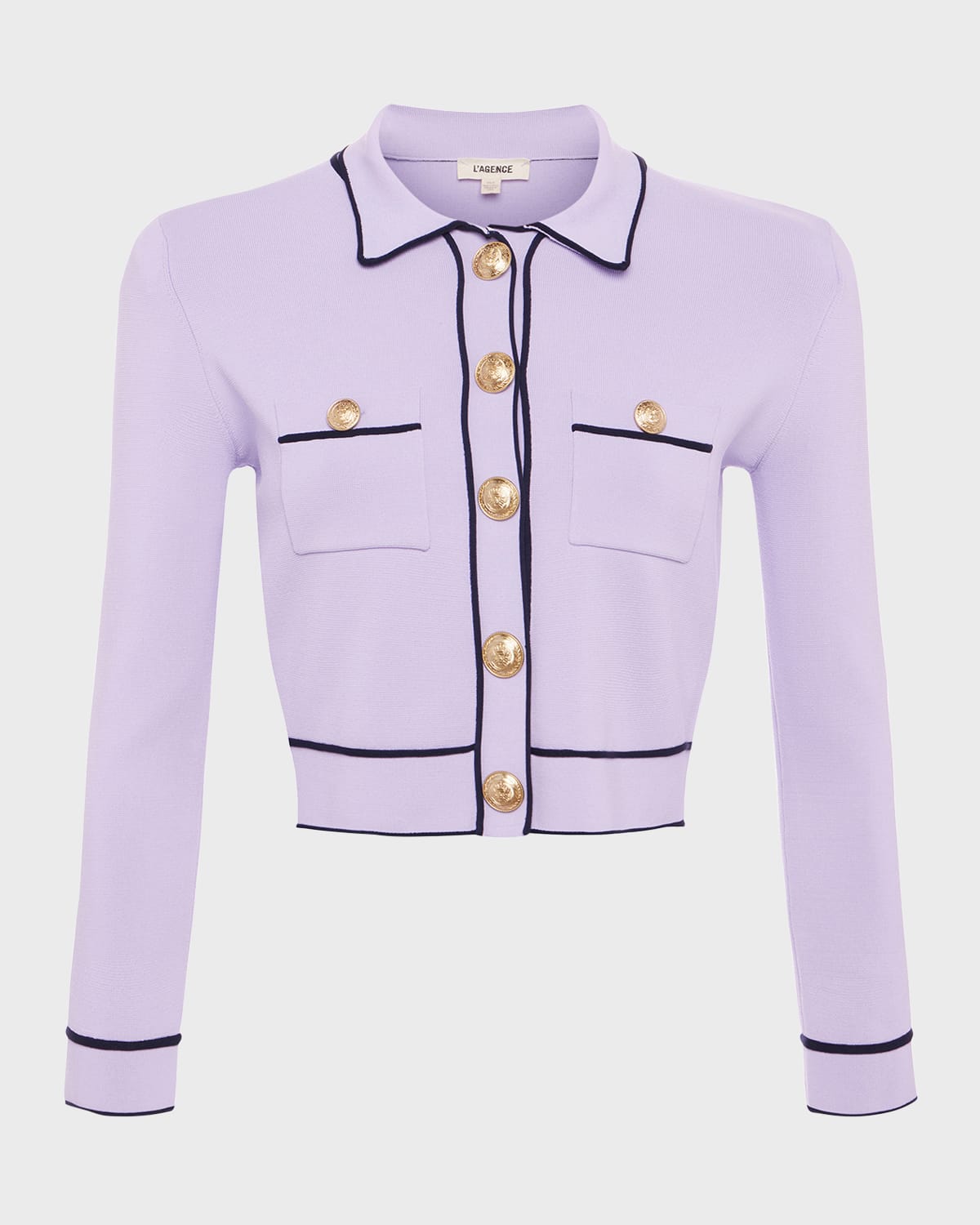 L'Agence Neo Cropped Cardigan