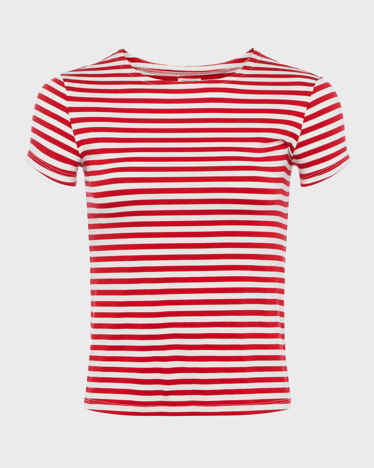 L'Agence Ressi Short-Sleeve Stripe Tee