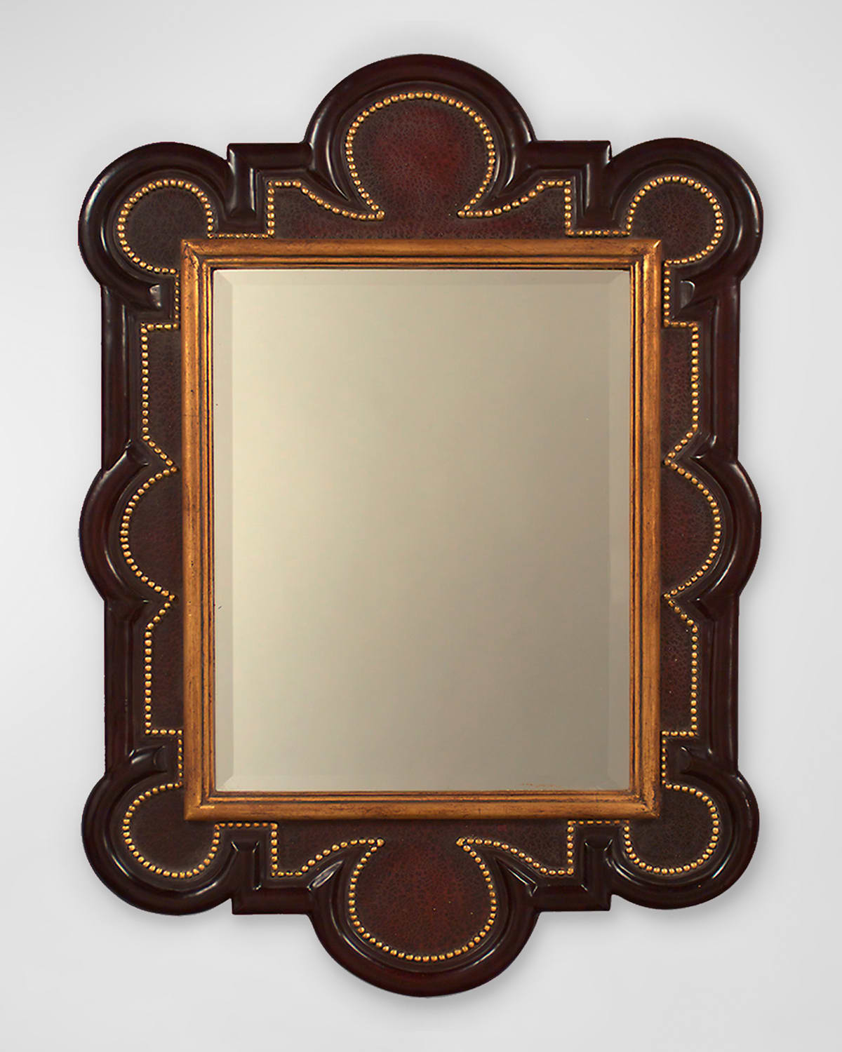Friedman Brothers 7026 Crackled Wood Wall Mirror - 56" | Thumbnail 4